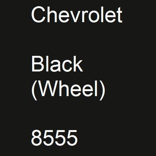 Chevrolet, Black (Wheel), 8555.